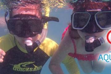 Two children snorkelers